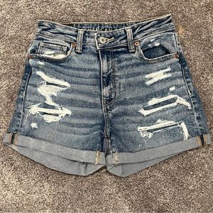 American Eagle high wasted stretchy jean shorts